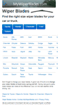 Mobile Screenshot of mywiperblades.com